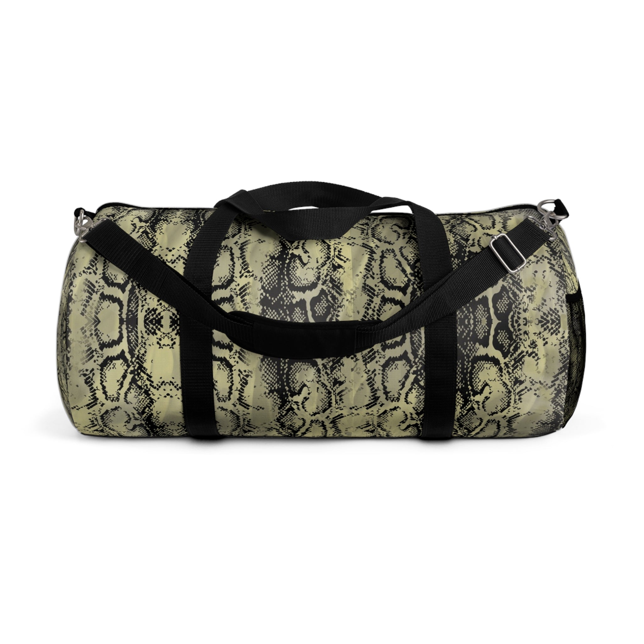 Stylish Python Print Duffel Bag - Trendy Gym & Travel Bag